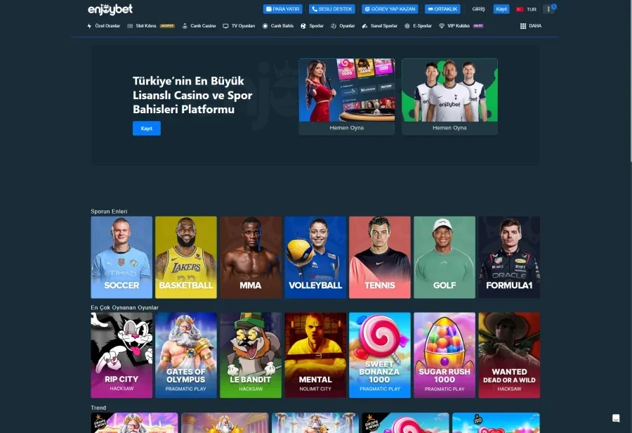 Enjoybet ekran görüntüsü